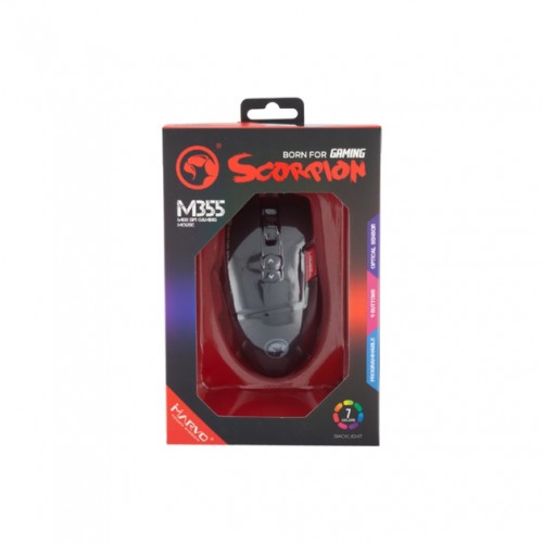 Мышь игровая Marvo M355 7colors-LED Black