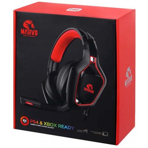 Навушники Marvo HG8960 PRO Red-LED