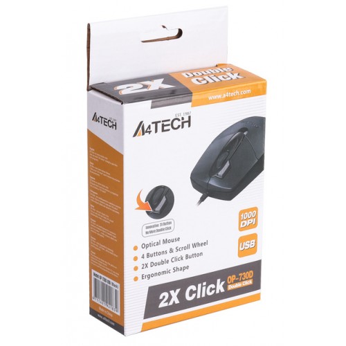 Мышь A4Tech OP-730D USB black