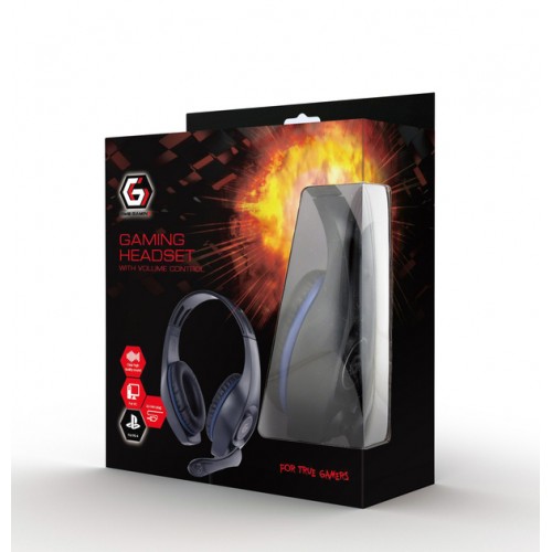 Наушники Gembird GHS-05-B Black/Blue