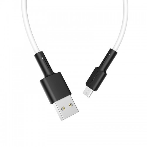 USB кабель Borofone BX31 MicroUSB white
