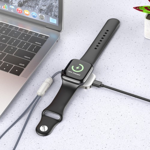 БЗУ Borofone BQ25 Wireless for iWatch silver
