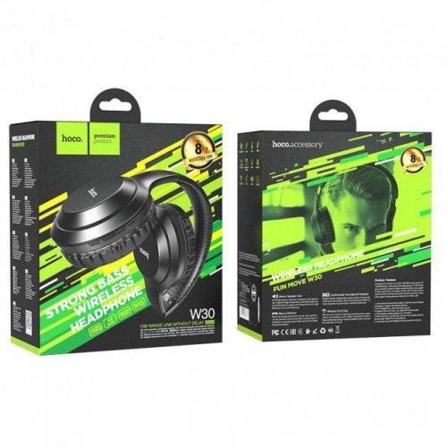 Наушники Hoco W30 Fun Move Black