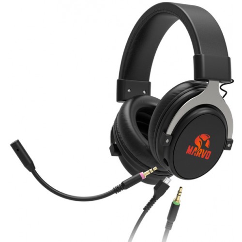 Наушники Marvo HG9052 Red-LED 7.1 Black
