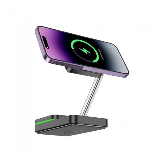 БЗУ Hoco CQ10 3in1 Wireless Fast Charger 15W black