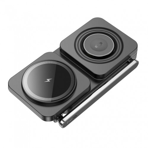 БЗУ Hoco CQ10 3in1 Wireless Fast Charger 15W black