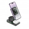 БЗУ Hoco CQ10 3in1 Wireless Fast Charger 15W black