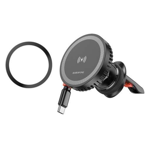 Тримач Borofone BH207 Wireless charger black