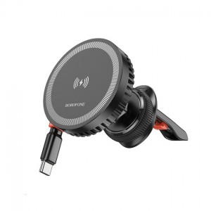 Держатель Borofone BH207 Wireless charger black