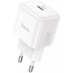 Сетевое зарядное устройство Hoco N32 PD (Type-C, 30W) White