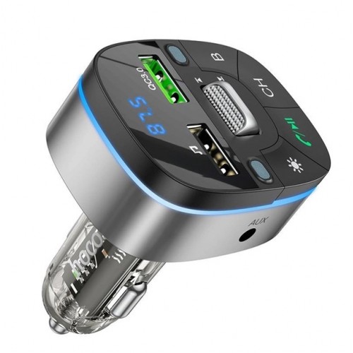FM-трансмиттер Hoco E71 Bluetooth FM Launcher QC3.0 black