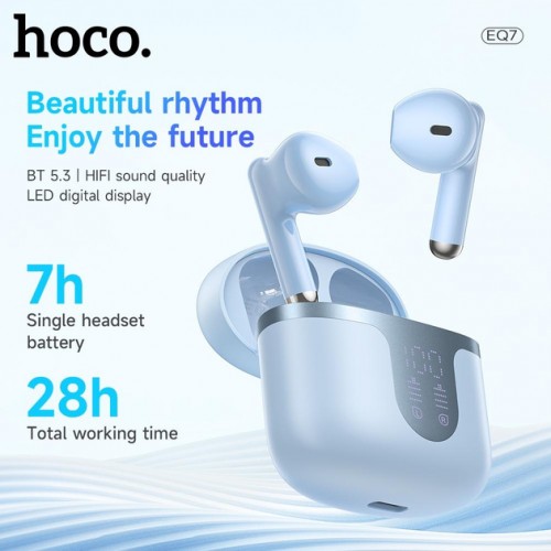Наушники Hoco EQ7 (TWS) Blue