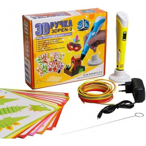3D ручка LCD PEN 3 yellow