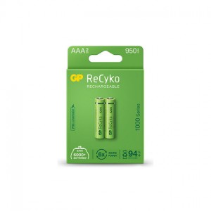 Аккумулятор GP 100AAAHCE-EB2 NIMH AAA, R03, 950mAh, 1x2шт