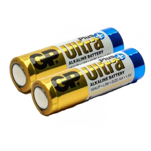 Батарейка AA GP 15AUP-S2 Ultra+ Alkaline, LR6, 1x2шт.