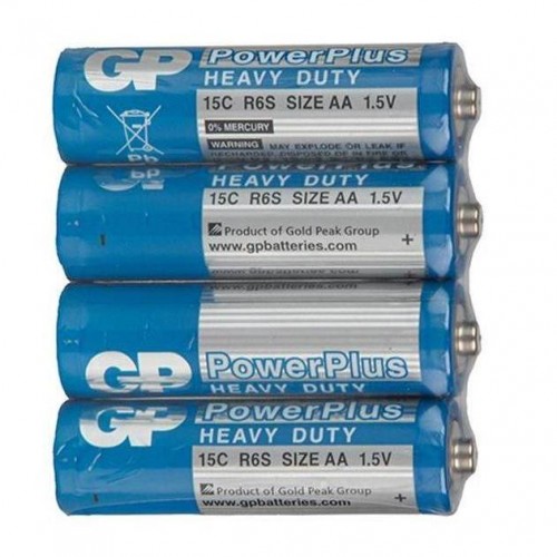 Батарейка AA GP 15C-S4 PowerPLUS, R6, 1x4шт.