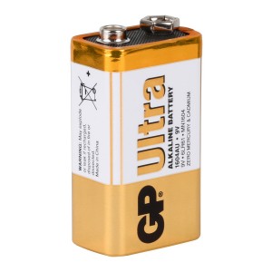 GP 1604AU-S1 Ultra Alkaline, 6LF22, 6LR61, 1шт. (крона)