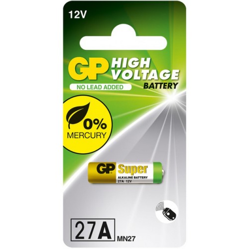 Батарейка GP 27A-U1 A27, MN27 Alkaline, 1шт.