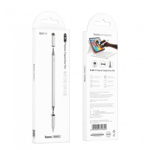Стилус Hoco GM111 Universal white