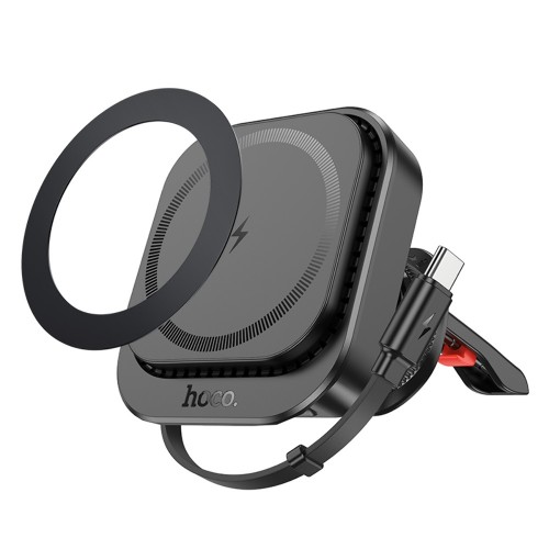 Тримач Hoco HW23 Wireless Charging 15W black