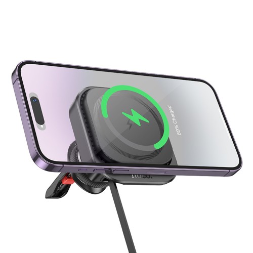 Тримач Hoco HW23 Wireless Charging 15W black