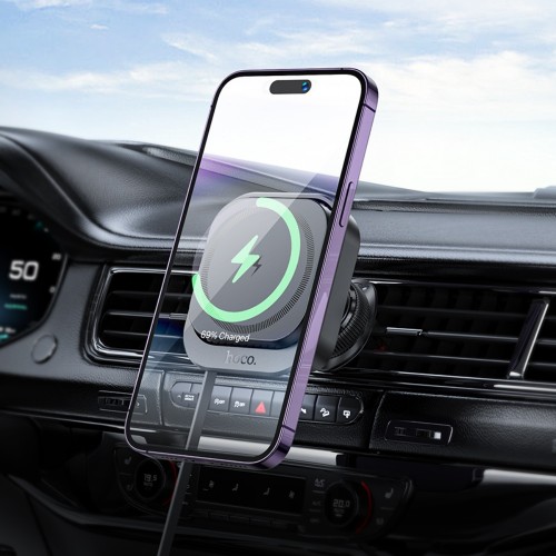 Тримач Hoco HW23 Wireless Charging 15W black