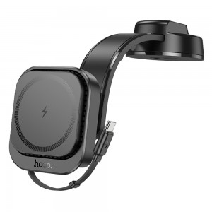Держатель Hoco HW24 Wireless Charging 15W black