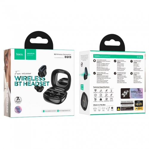 Наушники Hoco EQ13 (TWS) Black