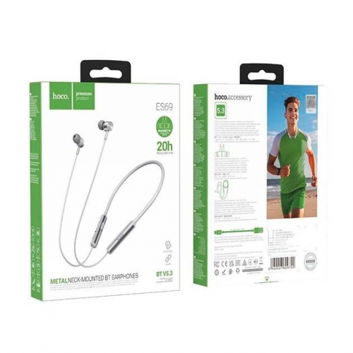 Навушники Hoco ES69 Bluetooth Grey