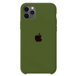 Чехол-накладка  Silicone Case iPhone 11 Pro Max (48) Pine forest green