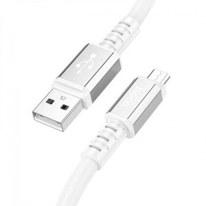 Кабель Hoco X85 USB to MicroUSB White