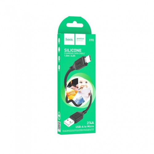 Кабель Hoco X90 USB to Type-C Black