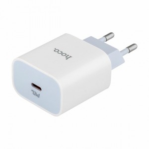 Сетевое зарядное устройство Hoco C76A Plus PD (Type-C, 20W) White