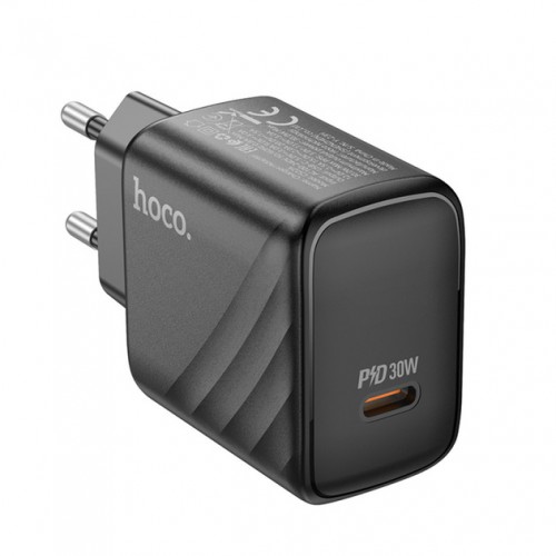 Сетевое зарядное устройство Hoco CS22A PD (Type-C, 30W) Black