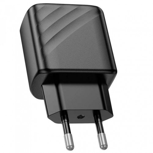 Сетевое зарядное устройство Hoco CS23A PD+QC3.0 (USB, Type-C, 30W) Black