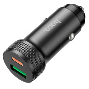 АЗУ Hoco Z49B PD+QC3.0 (USB, Type-C, 38W) Black