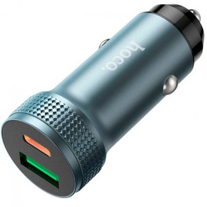 АЗУ Hoco Z49B PD+QC3.0 (USB, Type-C, 38W) Grey