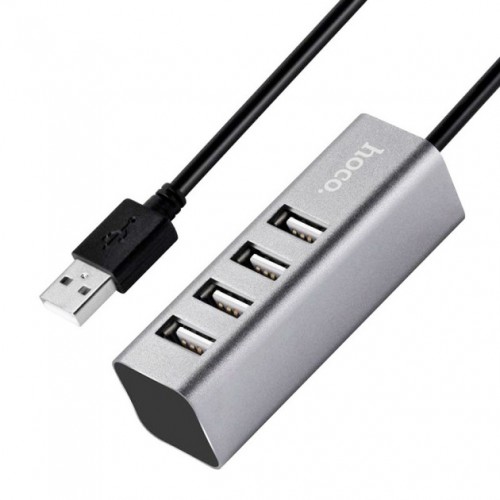 USB-хаб Hoco HB1 Grey