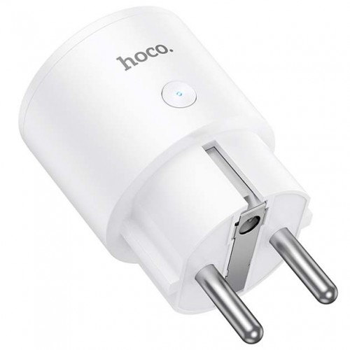 Перехідник для розеток Hoco AC16 Розумна розетка Wi-Fi/2.4GHz з таймером White