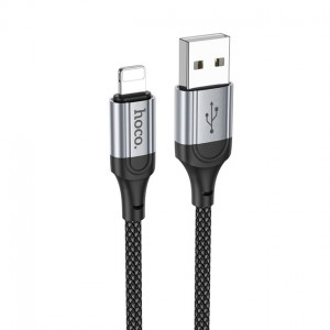 Кабель Hoco X102 USB to Lightning Black