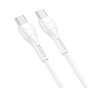 Кабель Hoco X37 Type-C to Type-C 60W 0.5m. White