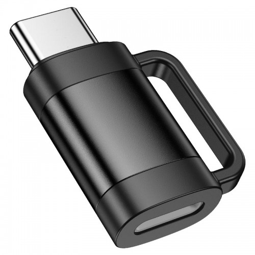 Переходник Hoco UA31E Type-C to Lightning Black