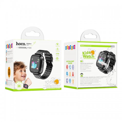 Детские cмарт-часы Hoco Y100 Black