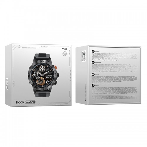 Смарт-часы Hoco Y20 Sports Black