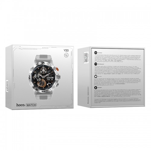 Смарт-часы Hoco Y20 Sports Silver