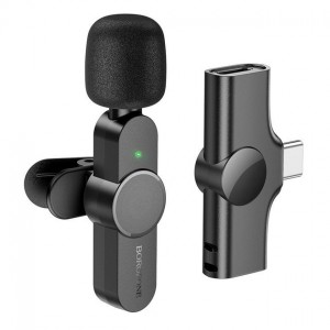 Микрофон Borofone BFK12 Wireless Type-C black