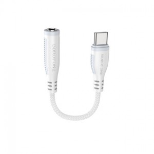 Переходник Borofone BV17 Type-C audio converter White