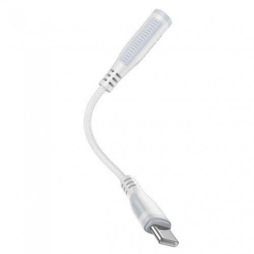 Переходник Borofone BV17 Type-C audio converter White
