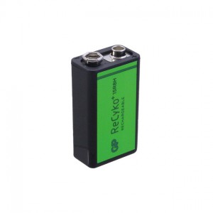 Аккумулятор GP 15R8HВE-2GBE1 NIMH 8.4V, 6F22, 200mAh, ReCyko, 1шт