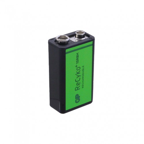 Аккумулятор GP 15R8HВE-2GBE1 NIMH 8.4V, 6F22, 200mAh, ReCyko, 1шт